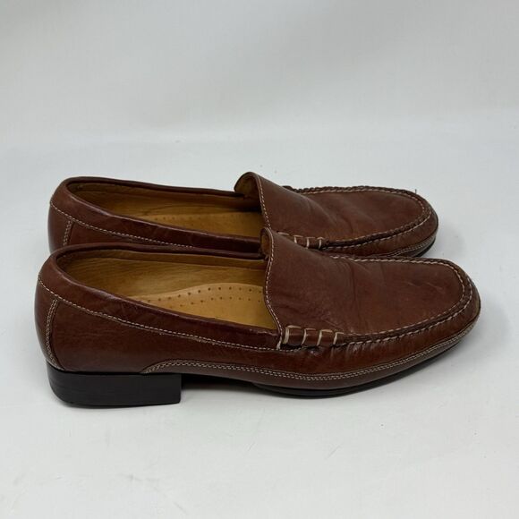 Cole Haan Country Loafers Shoes Womens 10.5 AA Narrow Brown Leather Business - Picture 3 of 16